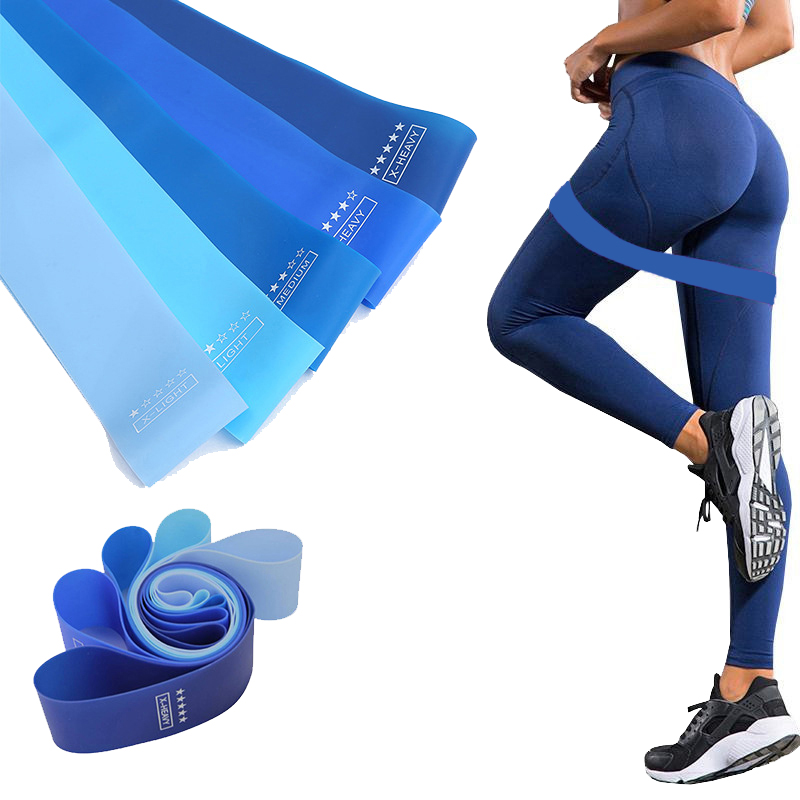 Crossfit Workout Gear - أربطة مقاومة مرنة محمولة للرياضة، معدات