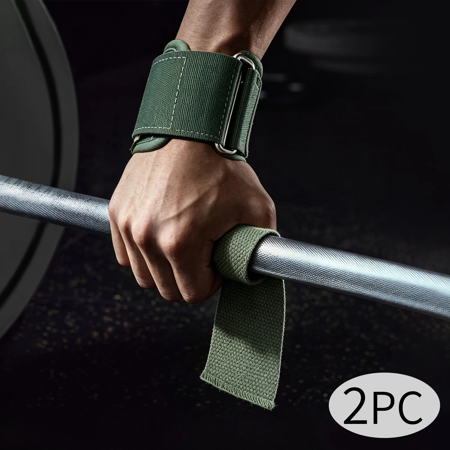 Crossfit Workout Gear - أحزمة رفع الأثقال 2 قطعة، أحزمة