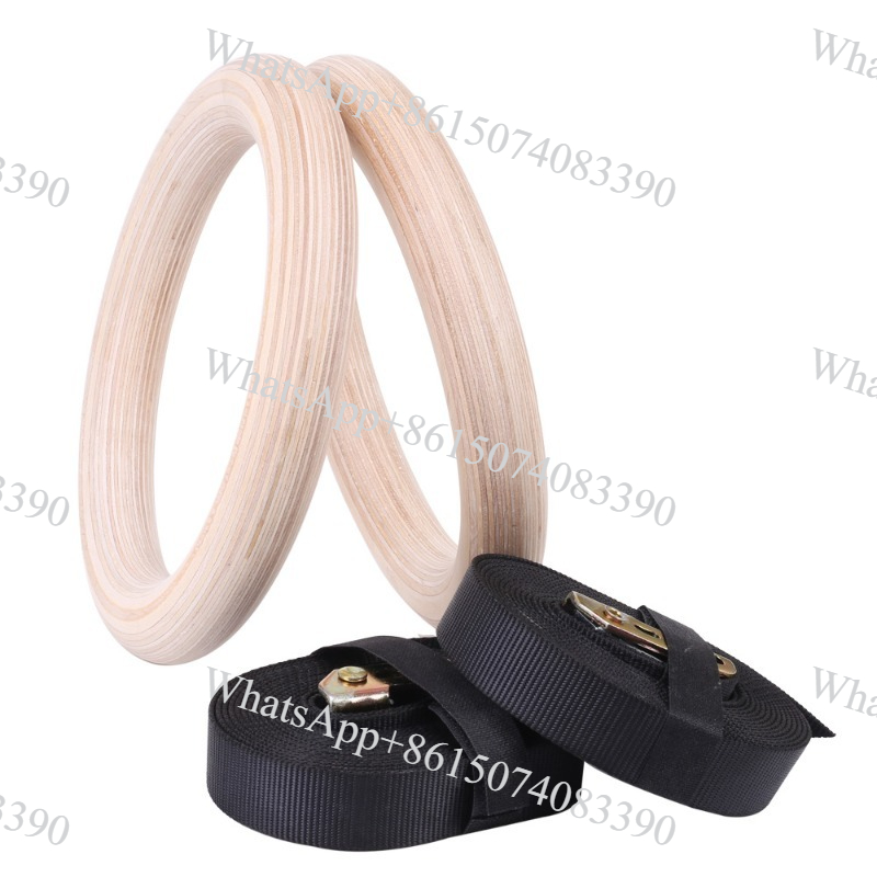 Gymnastic Ring Wood - حلقات جمباز من خشب البتولا للتمرين