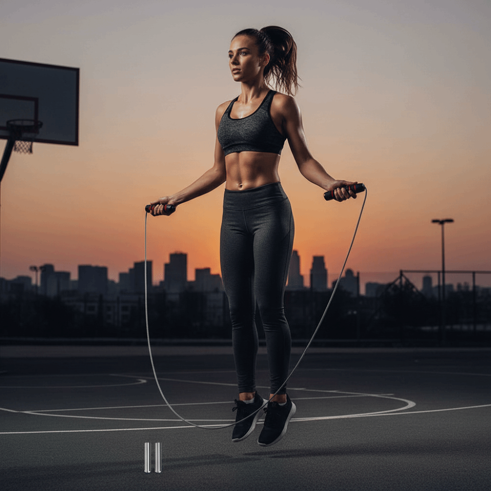 Jump Rope Speed Bearing - حبل قفز بطول قابل للتعديل، نظام