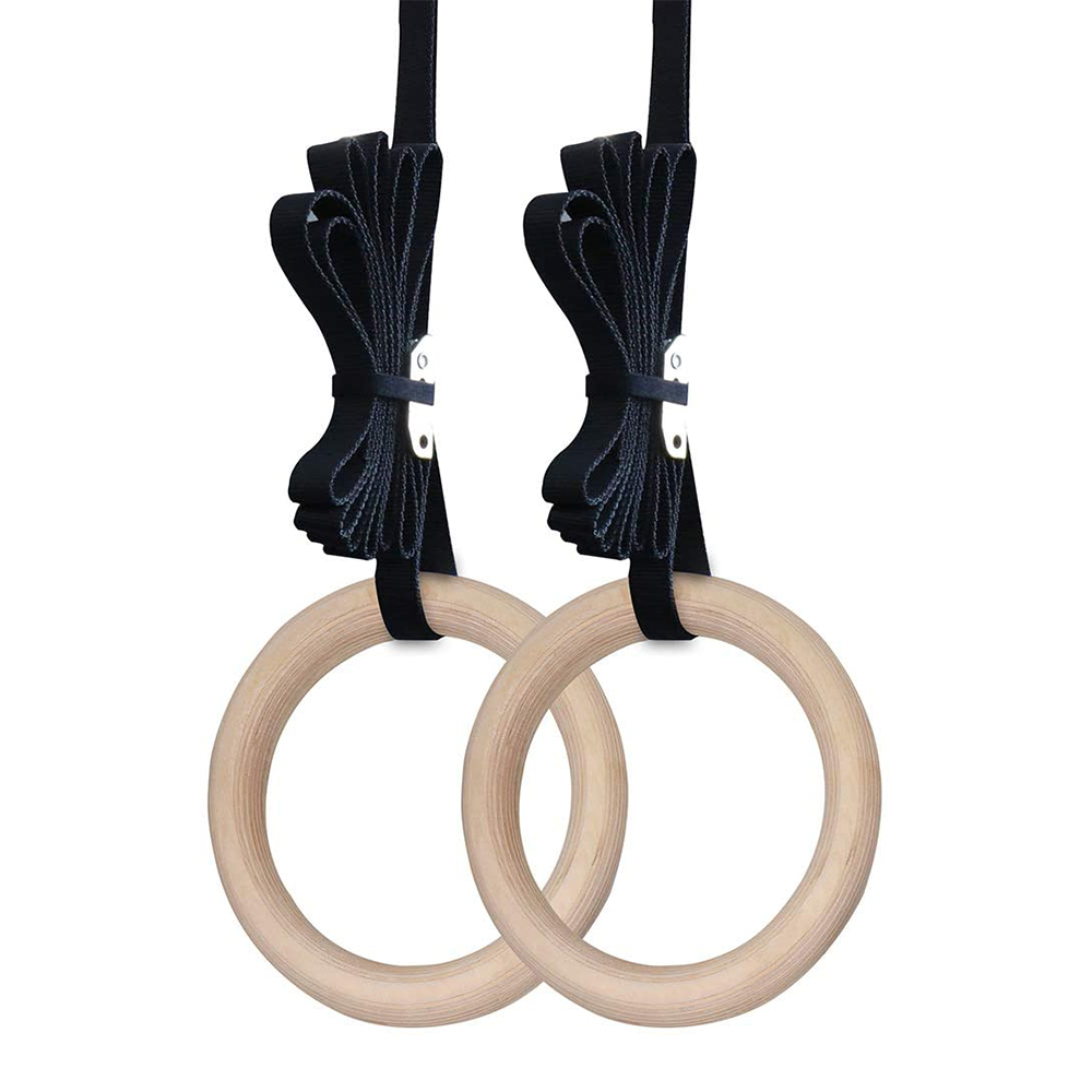 Gymnastic Ring Wood - 28/32 مللي متر اللياقة البدنية حلقات