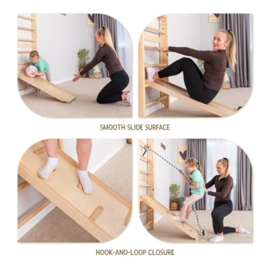 سلم سويدي للجدران للاستخدام ال - مراجعة Gymnastic Ring Wood وسعره