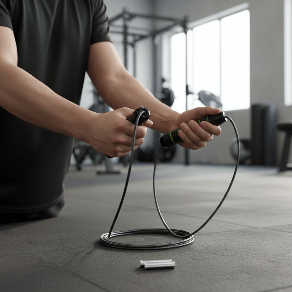 حبل قفز بطول قابل للتعديل، نظا - مراجعة Jump Rope Speed Bearing وسعره