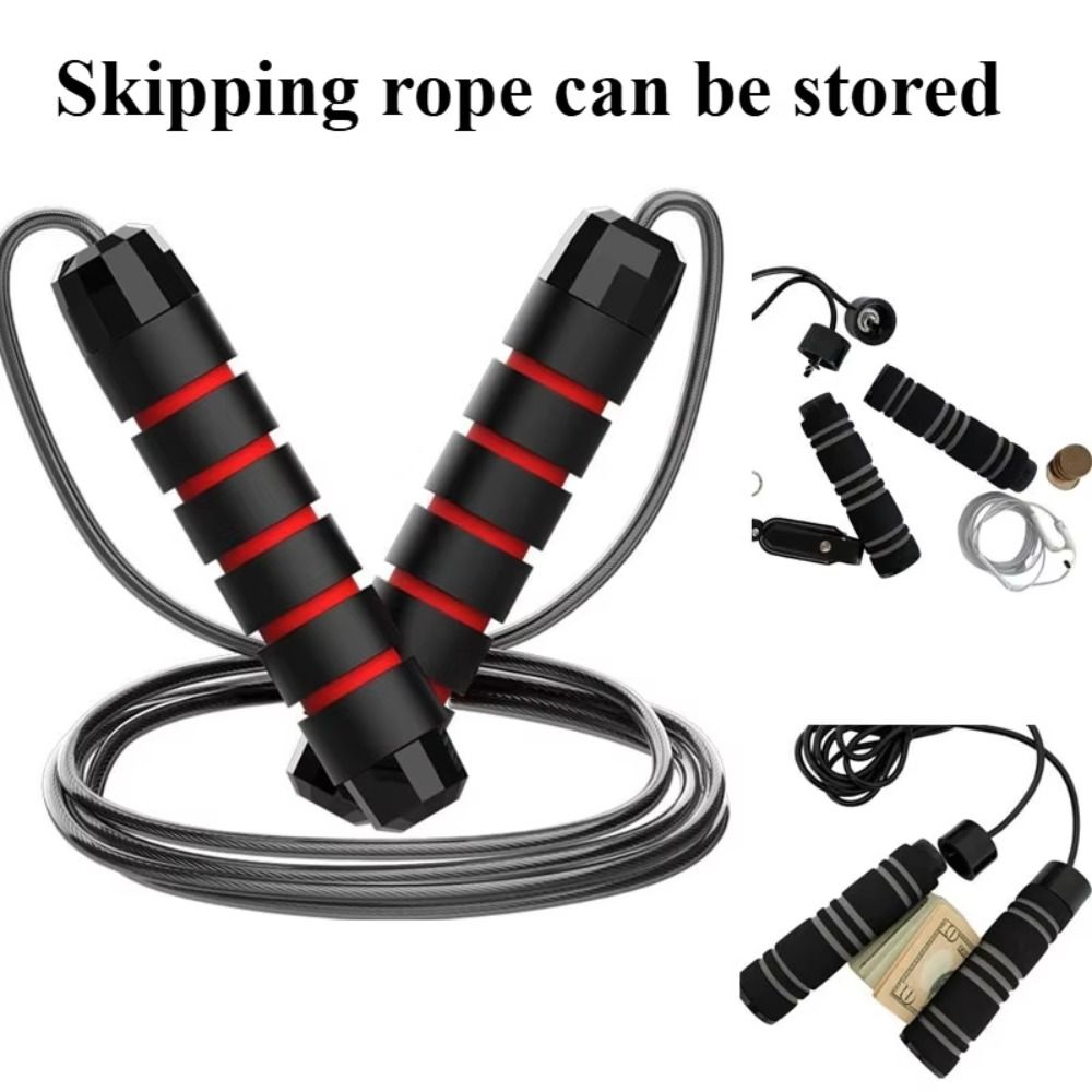 حبل قفز بطول قابل للتعديل، نظا - مراجعة Jump Rope Speed Bearing وسعره