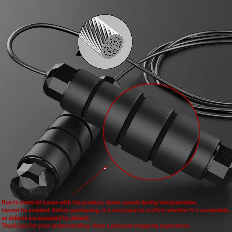 حبل قفز معدني قابل للتعديل مع  - مراجعة Jump Rope Speed Bearing وسعره