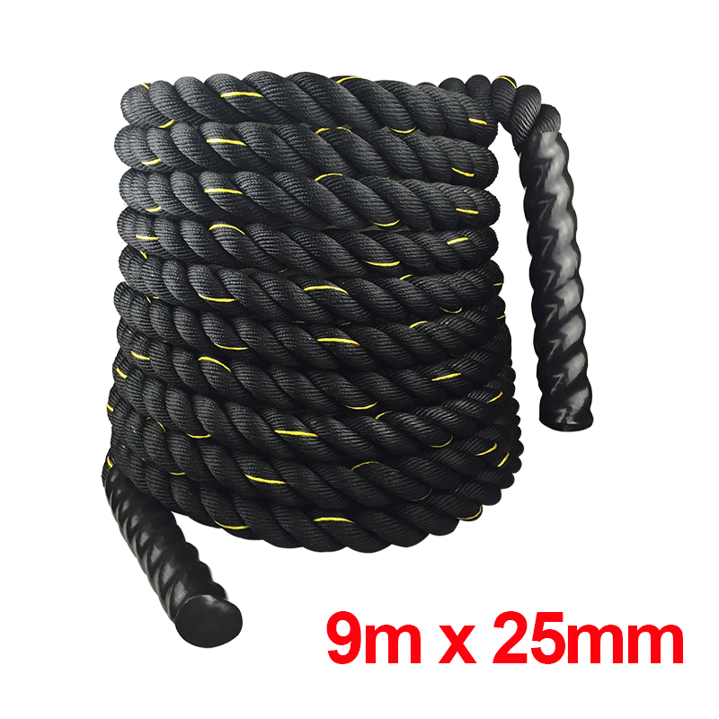 حبل تمارين رياضية بطول 9م/12م/ - مراجعة Crossfit No Equipment وسعره