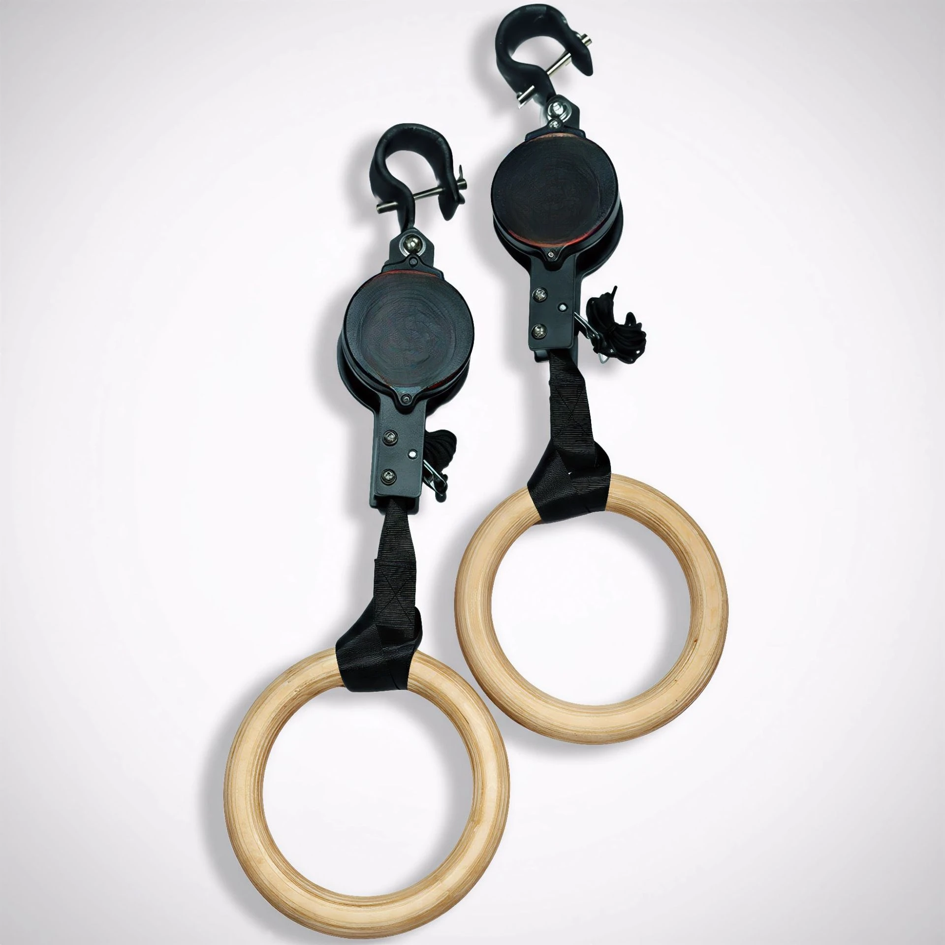 حلقات رياضية متينة وآمنة مصنوع - مراجعة Gymnastic Ring Wood وسعره