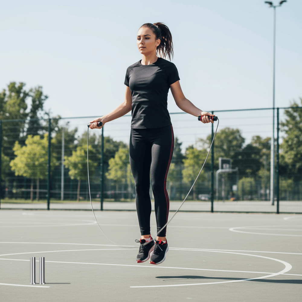 حبل قفز قابل للتعديل بمقابض رغ - مراجعة Jump Rope Speed Bearing وسعره